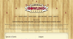 Desktop Screenshot of clermontbowlingcenter.com